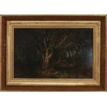 In the manner of Barend Cornelis Koekkoek (1803-1862)In the forest. Signed A. Schelfhout lower