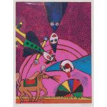 Corneille (1922-2010)'Circus'. Signed and dated '90 lower right. Number 44/200. Provenance: