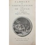 Price binding of Middelburg. Fabelen en vertellingen voor de jeugd. Haarlem, F. Bohn, [1799]. Vellum