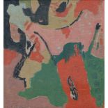 Robert Fontené (1892-1980)Composition (1968). Signed lower left. Verso two labels of art dealer M.