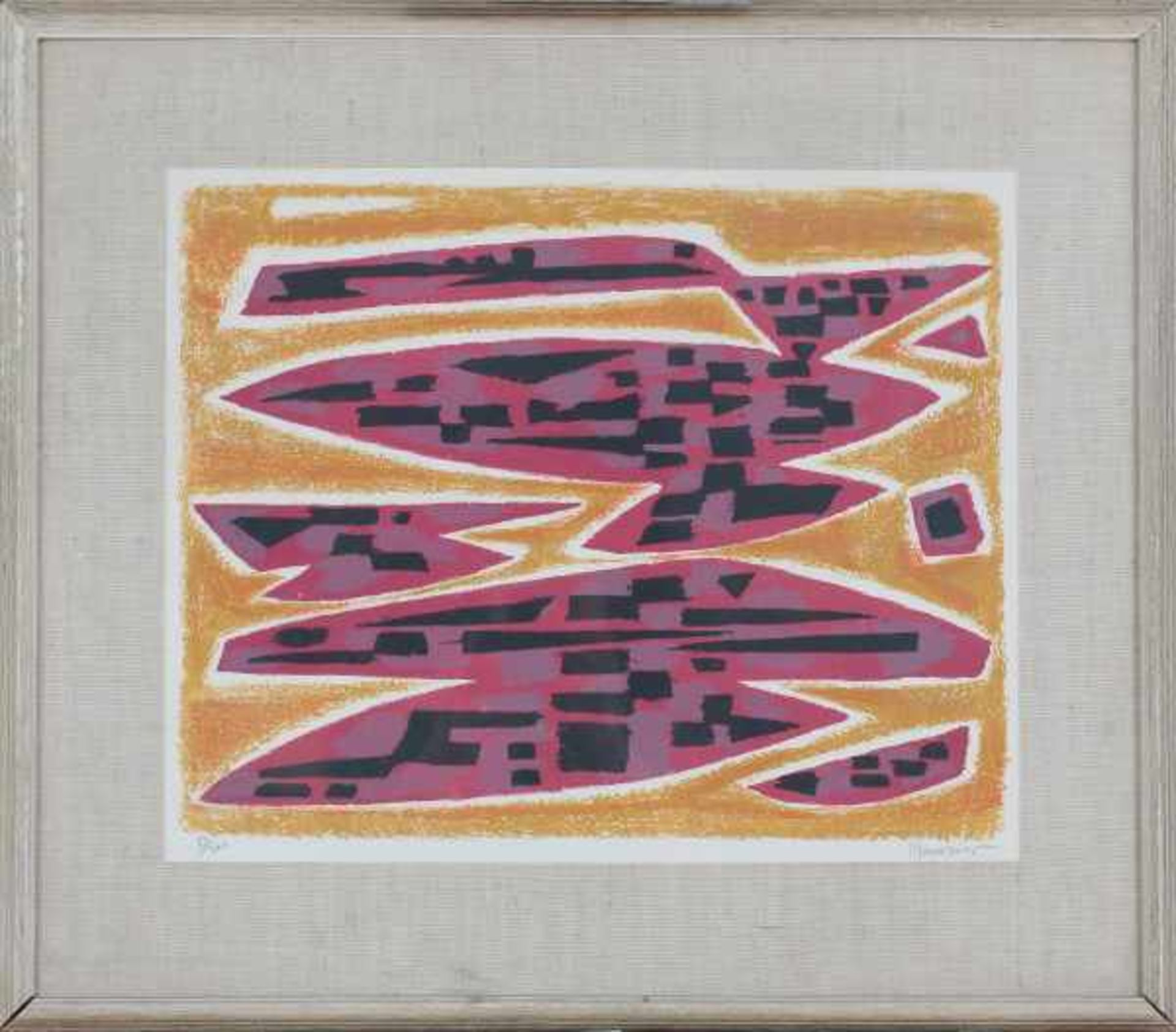 Alfred Manessier (1911-1993)Composition. Signed lower right. Numbered 83/200 lower left.Litho 40 x - Bild 2 aus 3