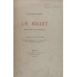 A. Piedagnel - J.-F. Millet. Souvenirs de Barbizon. Paris, Vve A. Cadart, 1876, 108,(1) pp., etss