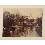 Twenty-two mounted photographs of i.a. Rotterdam among which de Rotterdamsche Diergaarde (Zoo) and
