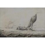 Adriaen van Salm (1657-1720)Beurtschip under full sail. Signed A. Salm on the plank lower left. An