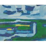 Gerrit Benner (1897-1981)Landscape (1982). Signed in pencil lower right. Number 148/200. From the