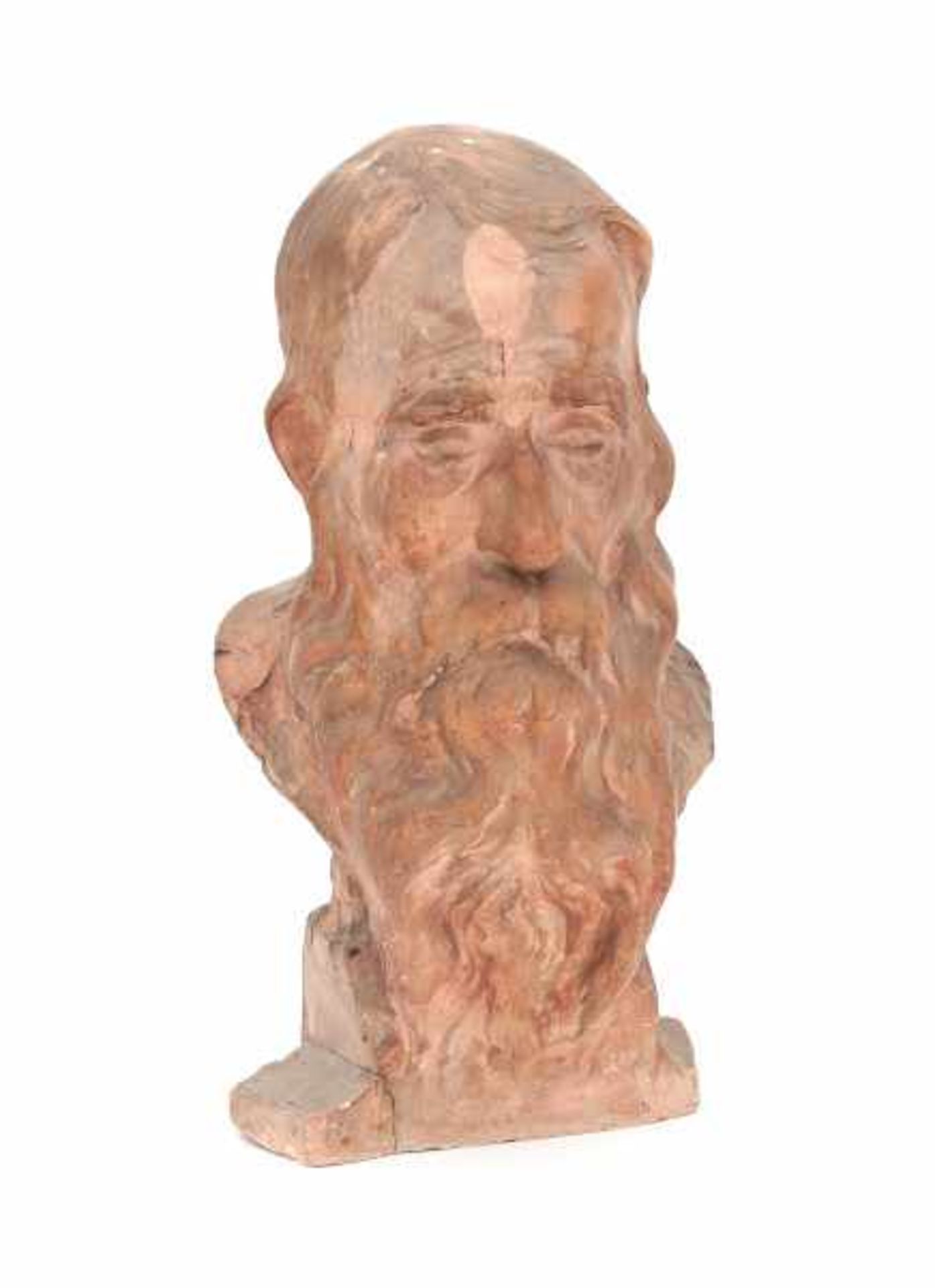 Karel Bonaugure (1880-1947)A terracotta buste, bearded man. Signed.height 49 cm.- - -29.00 % buyer's