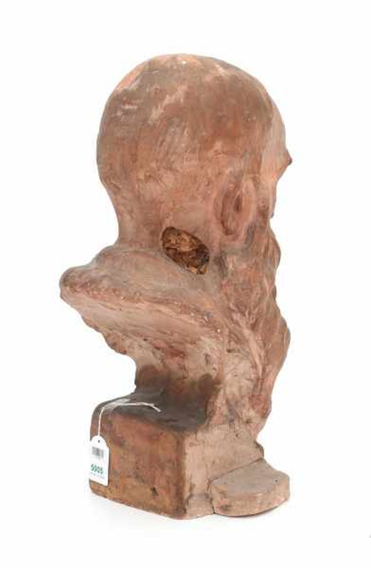 Karel Bonaugure (1880-1947)A terracotta buste, bearded man. Signed.height 49 cm.- - -29.00 % buyer's - Bild 3 aus 3