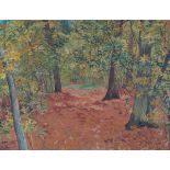 Herman Bieling (1887-1964)In the forest. Signed and dated '46 lower left.canvas 52,5 x 68,5