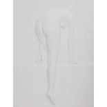 Jacques Verduyn (1946)A gypsum wall sculpture. Bathing woman. Signed lower right.132 x 100 x 7