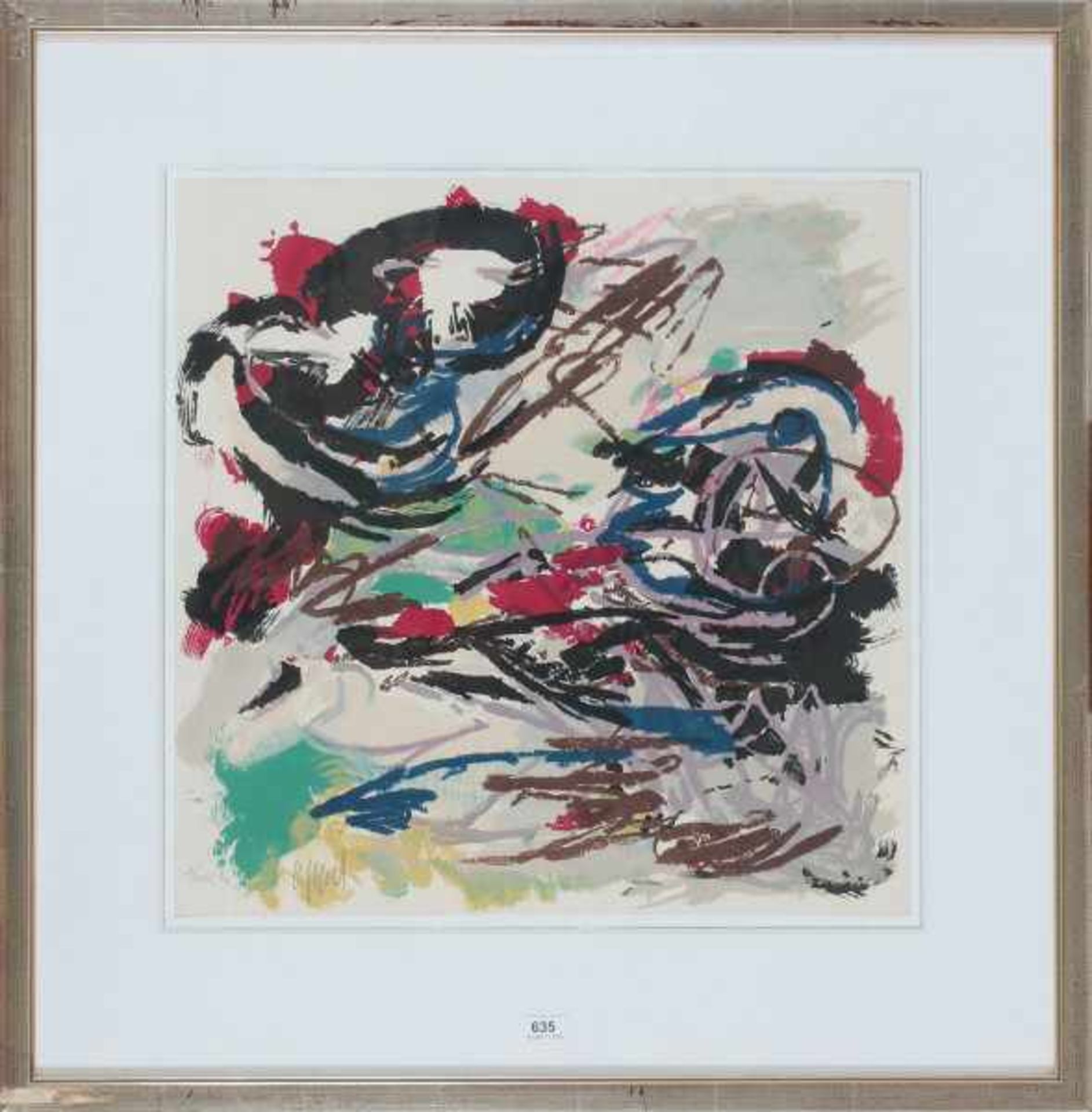 Karel Appel (1921-2006)Abstract composition. From 'Paysages Humains' (1961). Signed and numbered 1/ - Bild 2 aus 3