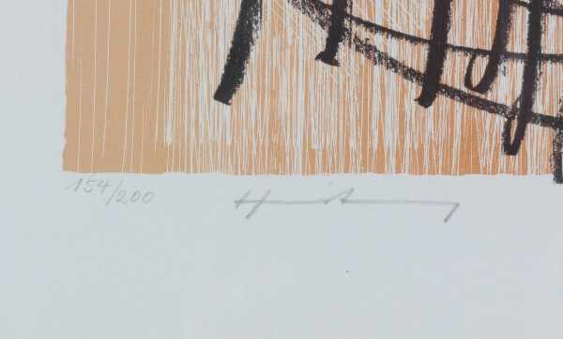 Hans Hartung (1904-1989)L 1971-1 (1971). Signed lower left. Number 154/200. Blind stamp Cercle - Bild 3 aus 4