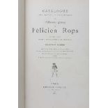 E. Ramiro, E. (ed.) - Catalogue descriptive et analytique de l'oeuvre gravé de Félicien Rops +