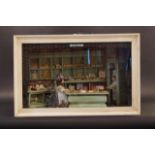 Miniature bakery, dim. 30 x 55 x 35 cm. 27.00 % buyer's premium on the hammer price, VAT included