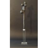 Bronze sculpture on plexi glass base, h. 50 cm. 27.00 % buyer's premium on the hammer price, VAT