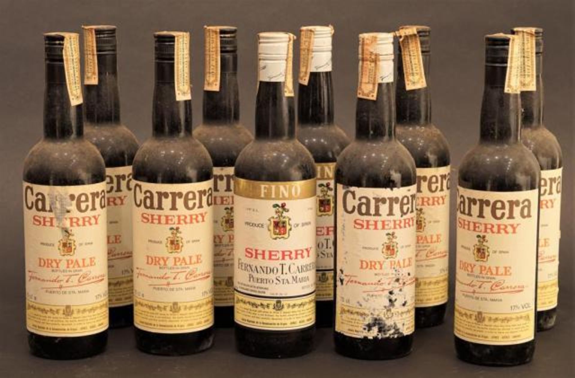 10 bottles of sherry (10x)