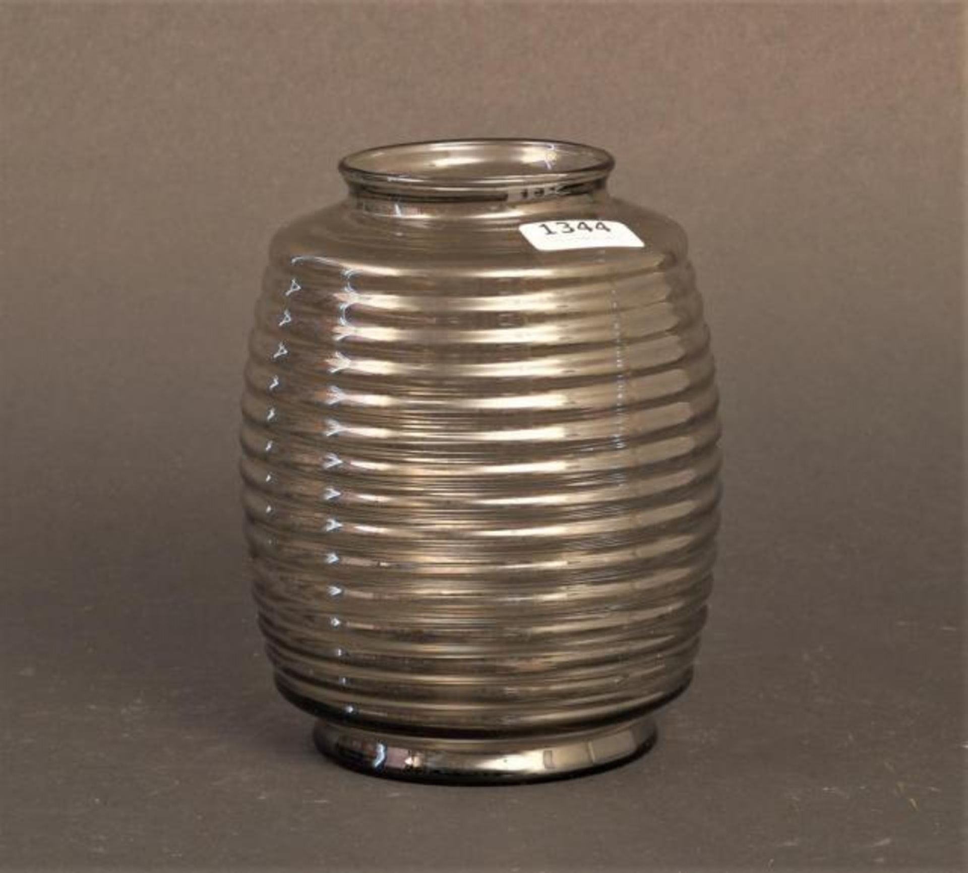 Glass vase, designed by Copier, h. 17 cm.