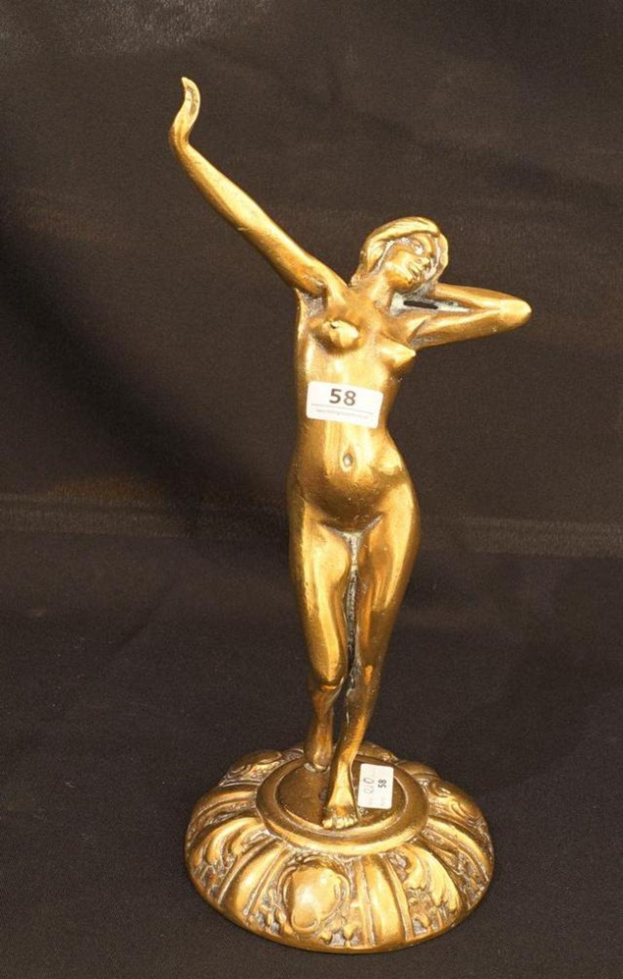 Bronze sculpture, Nude woman, h. 27 cm.