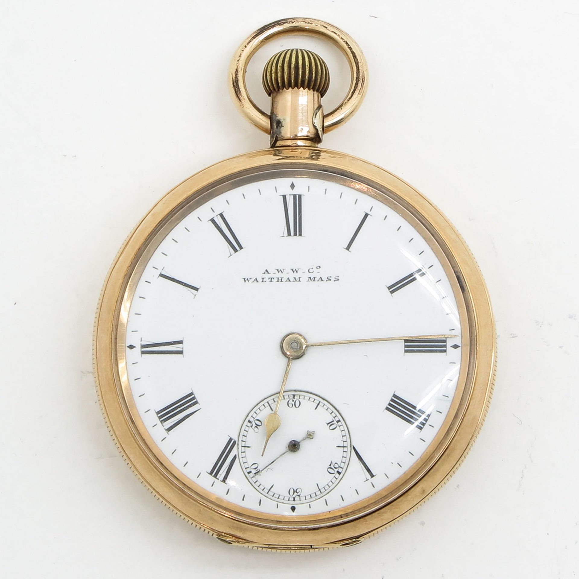 A 14KG Mens Waltham Pocket Watch