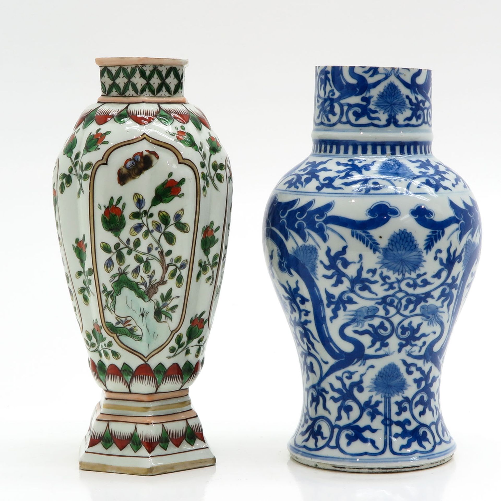 A Lot of 2 Vases - Bild 2 aus 6