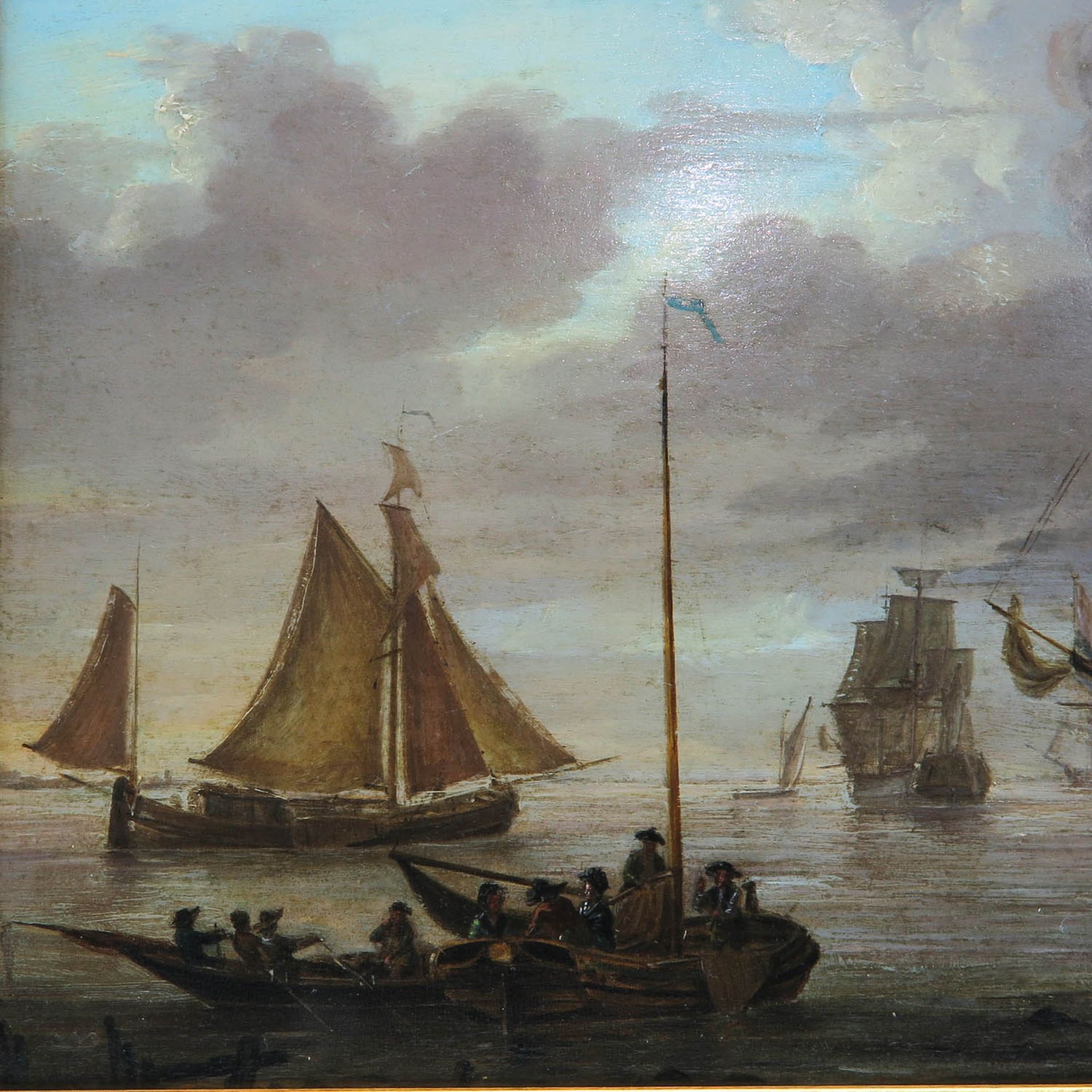 An 18th - 19th Century Oil on Panel - Bild 4 aus 6