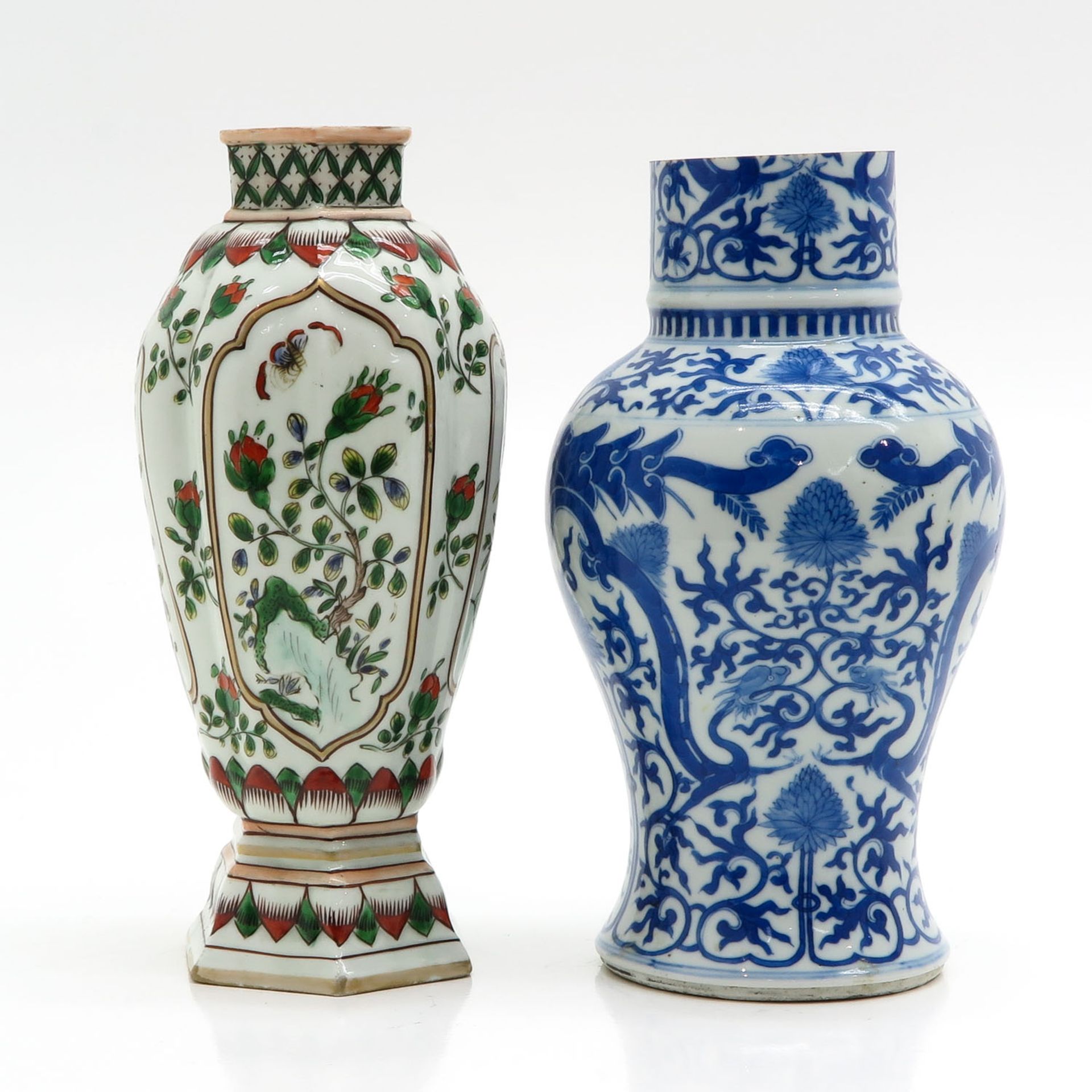 A Lot of 2 Vases - Bild 4 aus 6