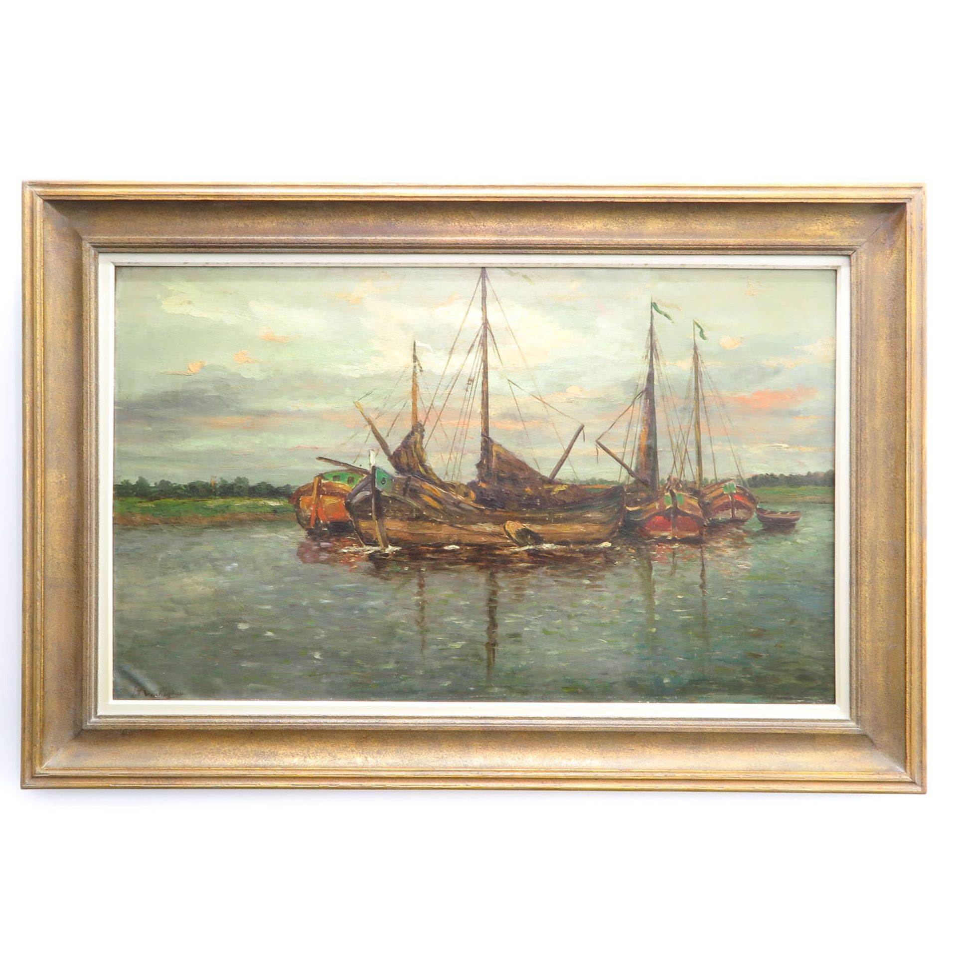 An Oil on Canvas Signed E.S. Verheyden