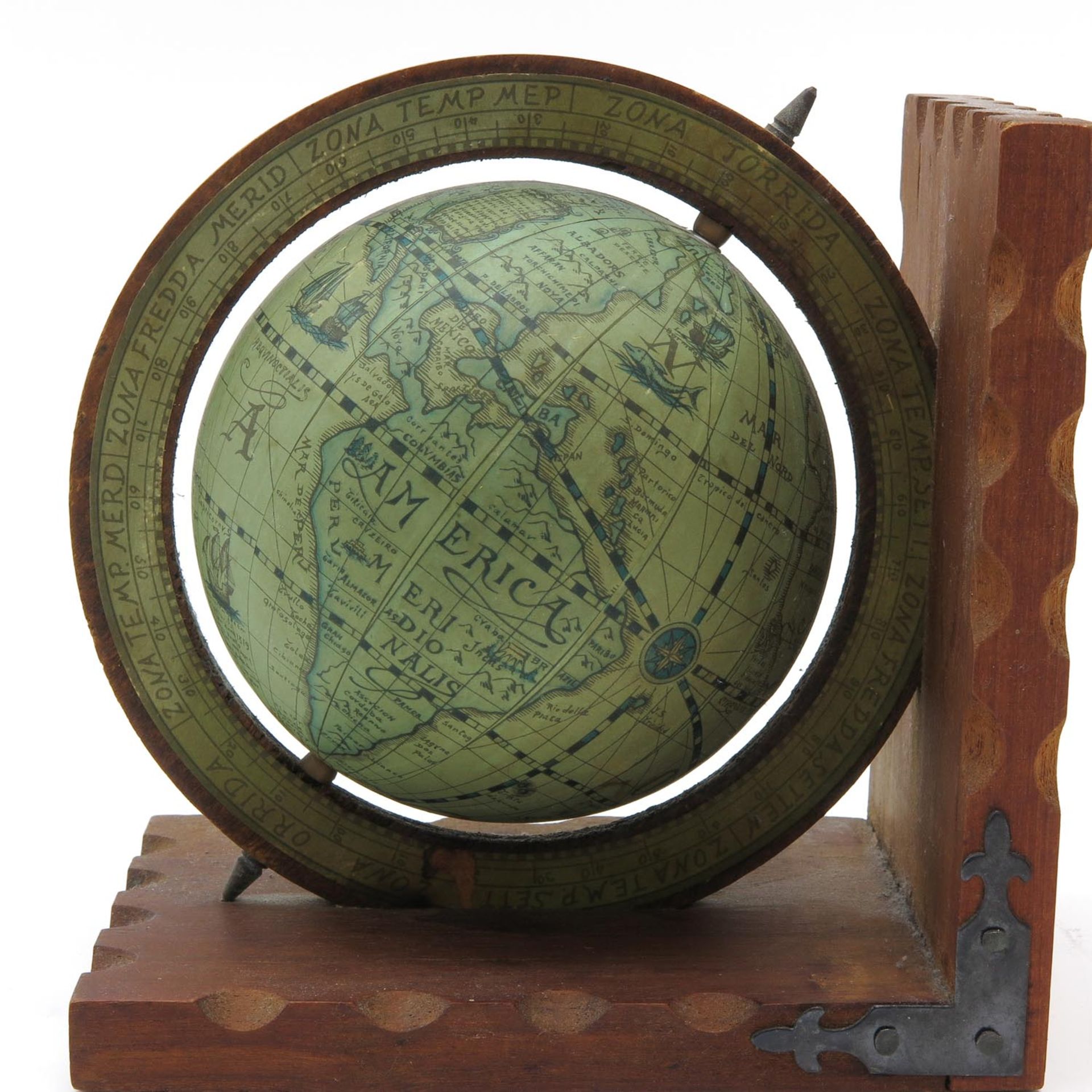 A Pair of Globe Book Ends - Bild 3 aus 5
