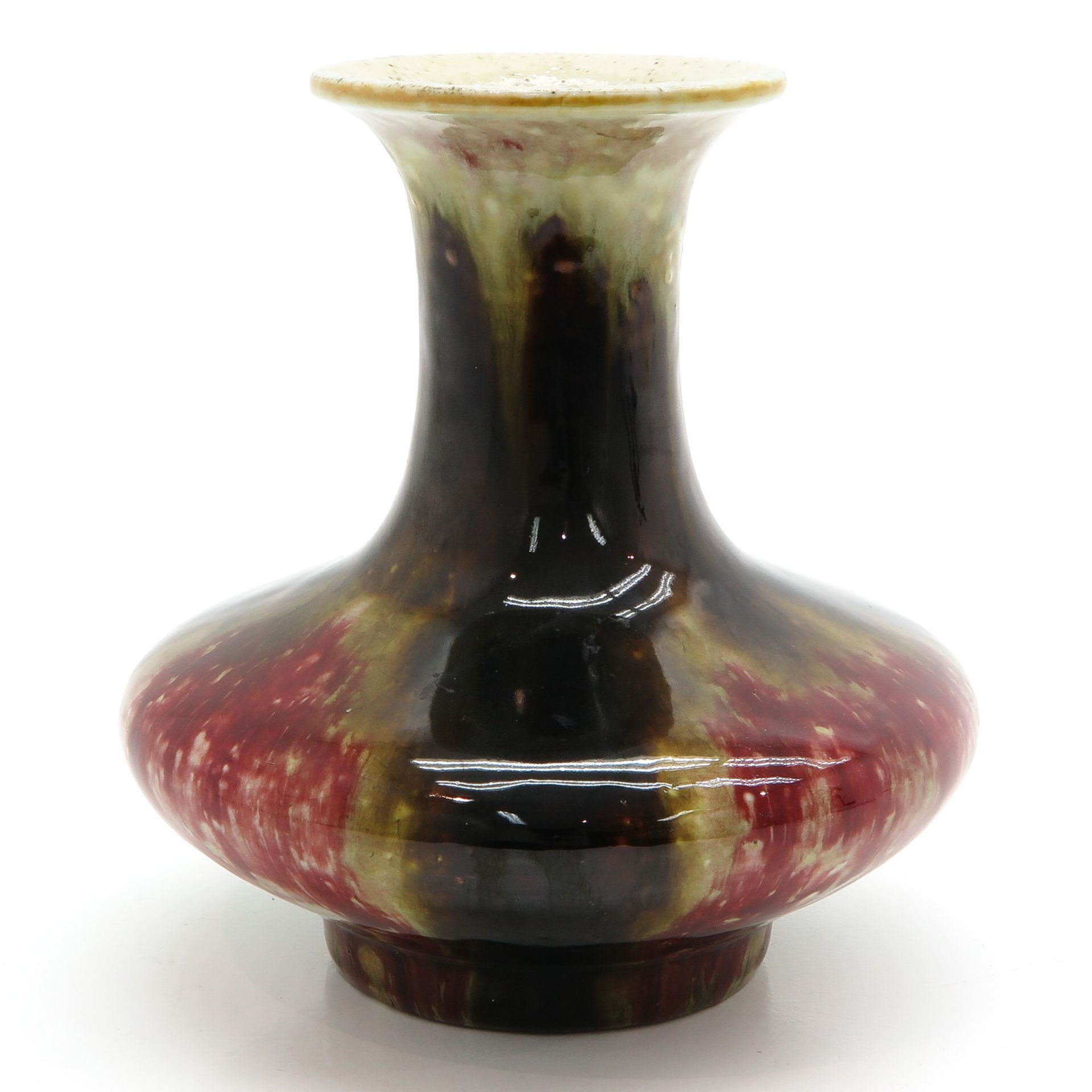 A Red and Brown Glazed Decor Vase - Bild 4 aus 6