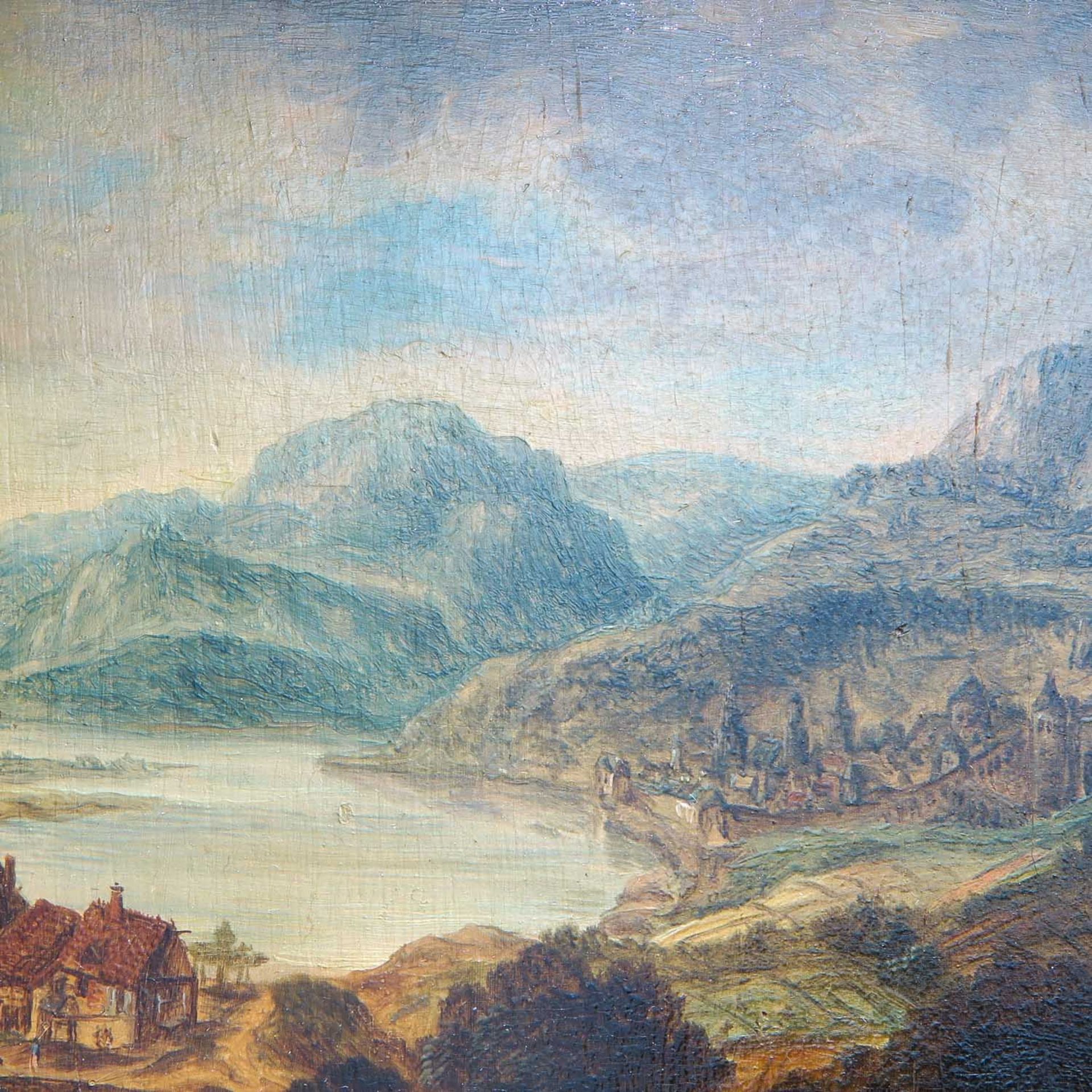 An 18th Century Oil on Panel - Bild 3 aus 6