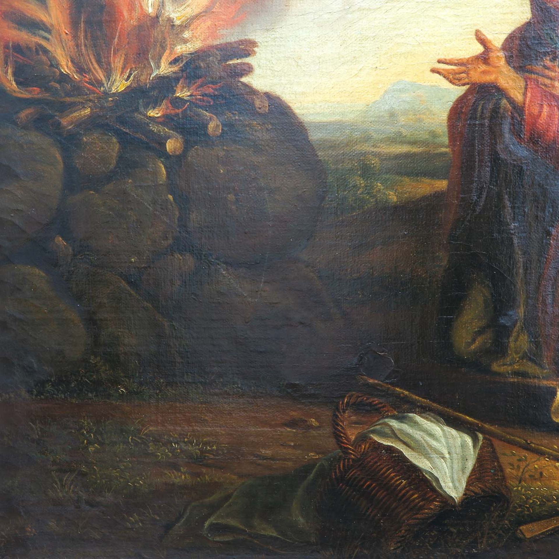 An Oil on Canvas Signed Johannes Zacharias Prey - Bild 4 aus 7