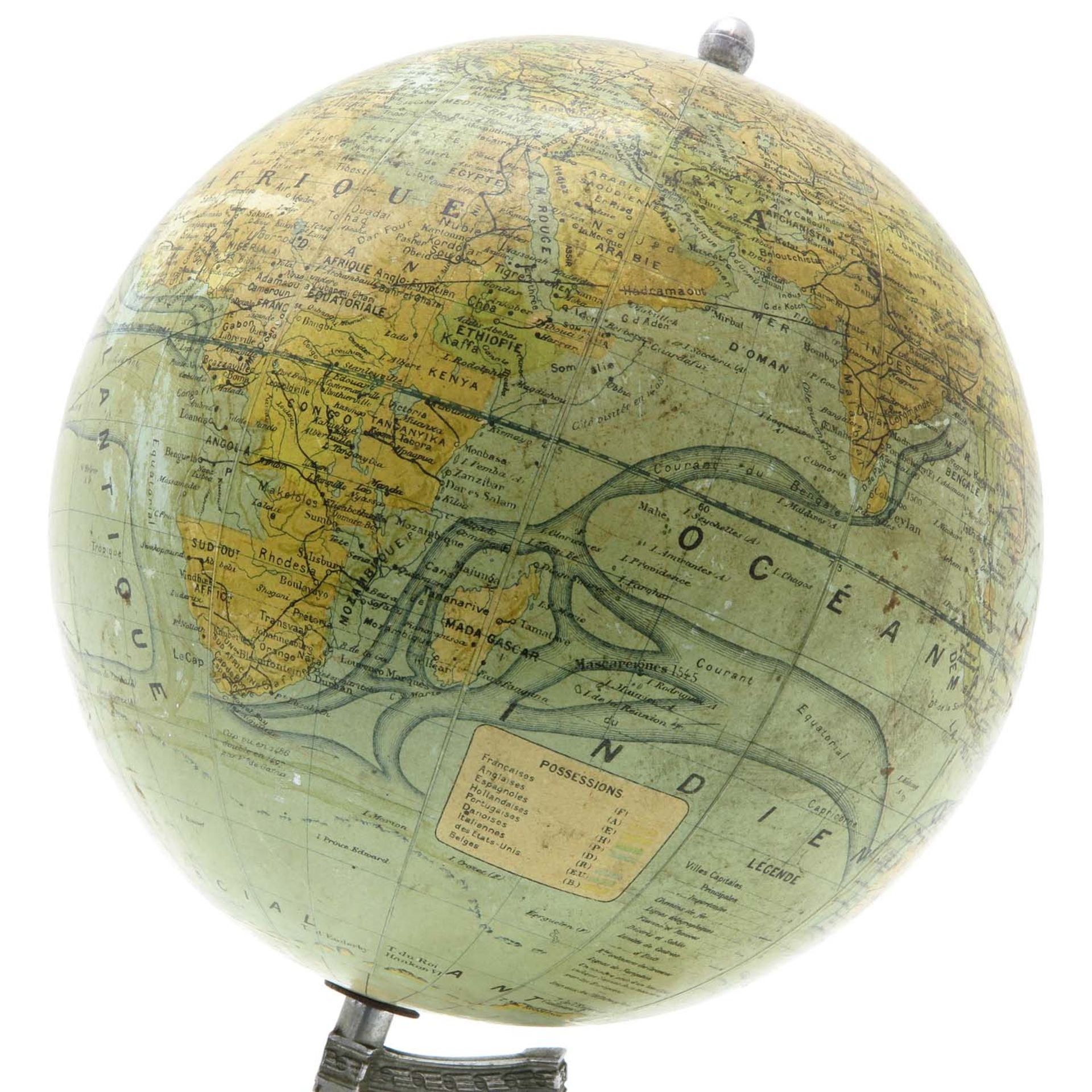 A J. Forest Globe Terrestre Globe 1950 - Bild 4 aus 5
