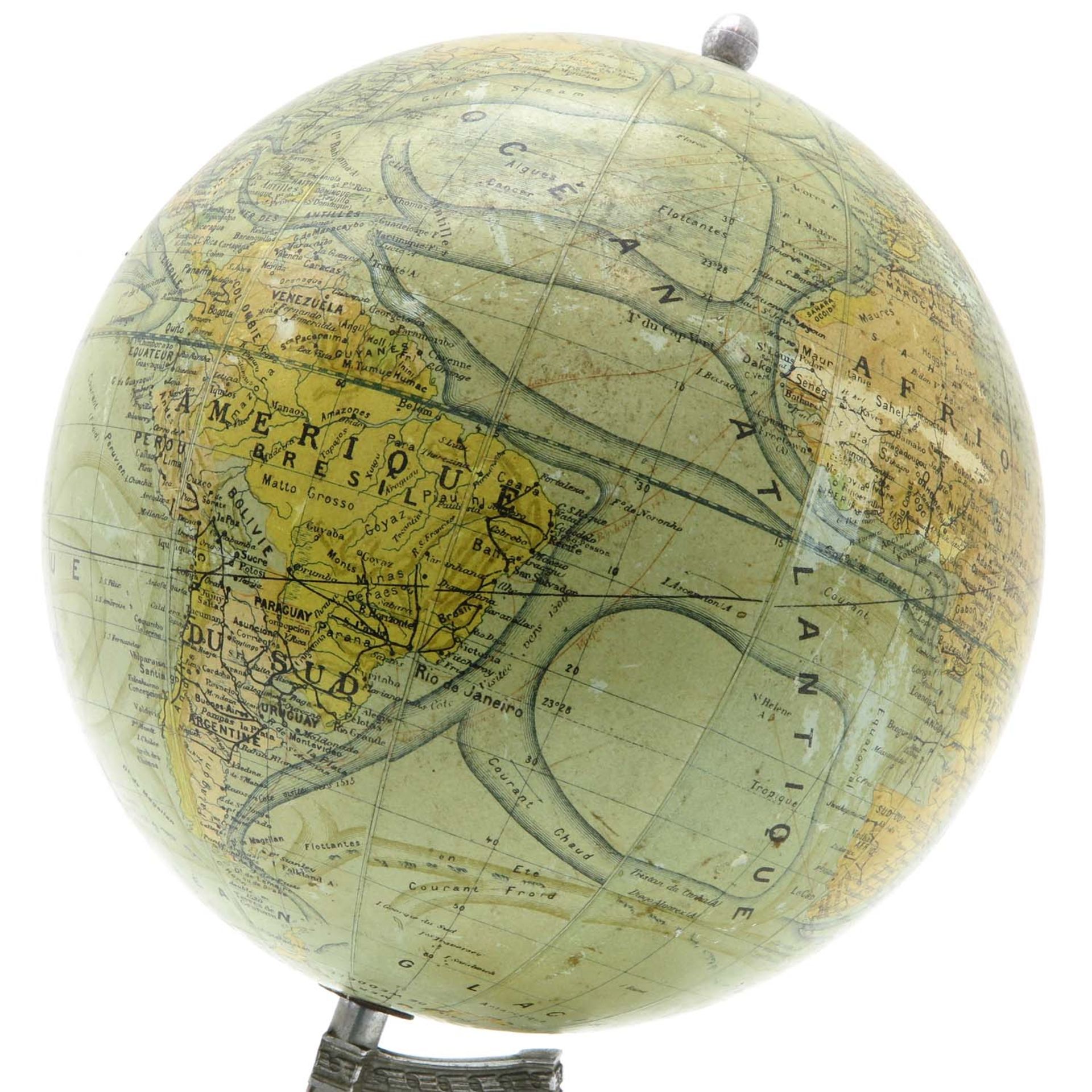 A J. Forest Globe Terrestre Globe 1950 - Bild 3 aus 5