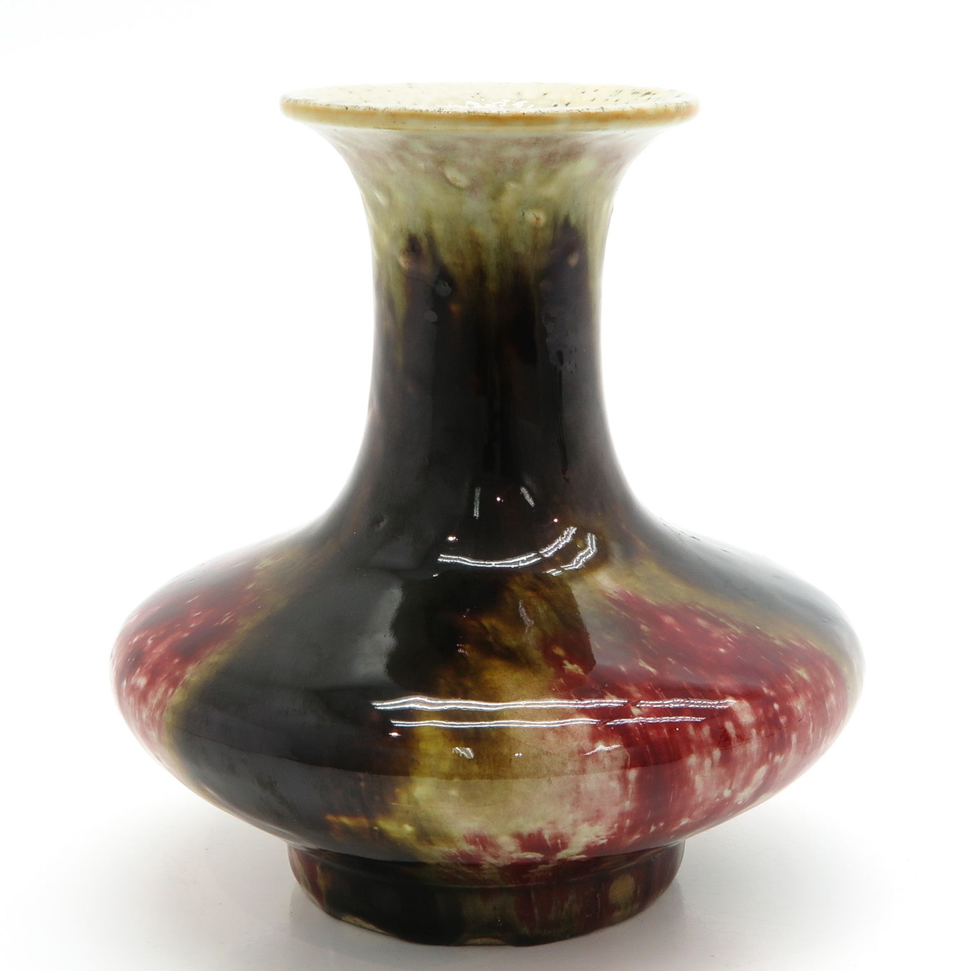 A Red and Brown Glazed Decor Vase - Bild 3 aus 6