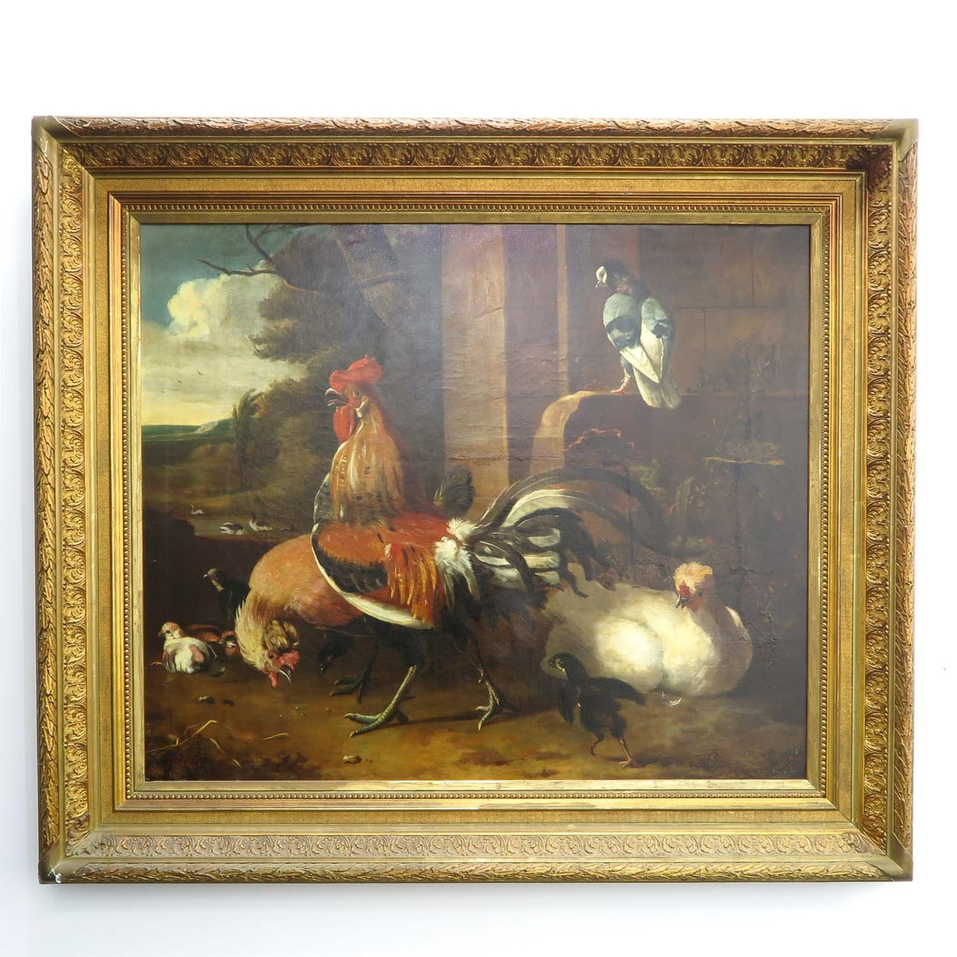 An Oil on Canvas Signed J.W. van Lohuizen