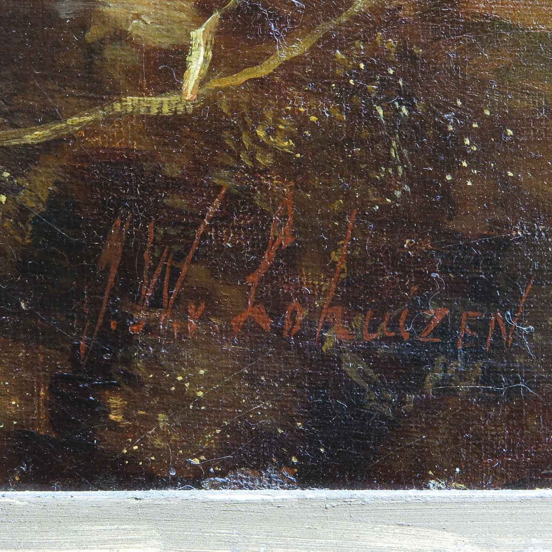 An Oil on Canvas Signed J.W. van Lohuizen - Bild 2 aus 7