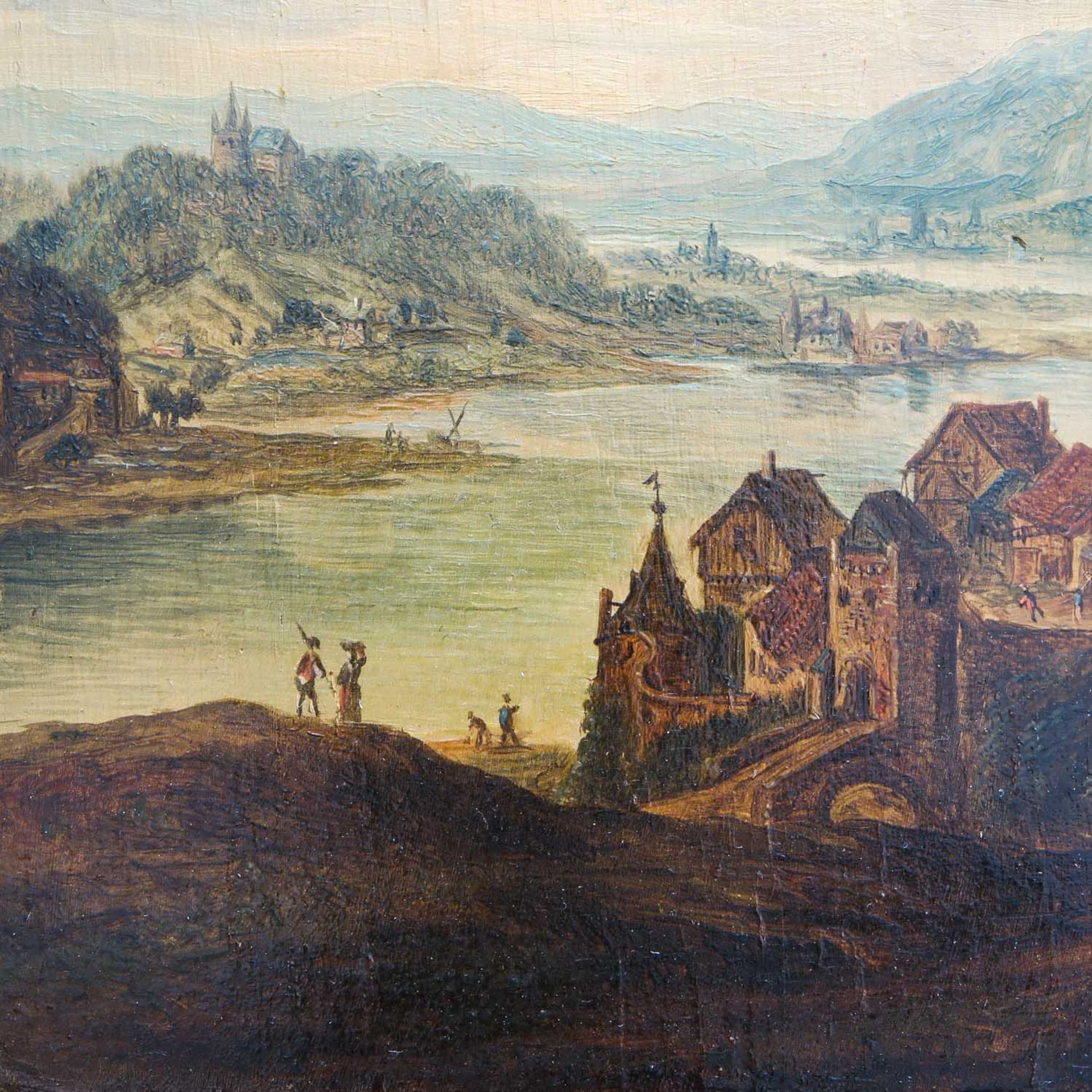 An 18th Century Oil on Panel - Bild 4 aus 6