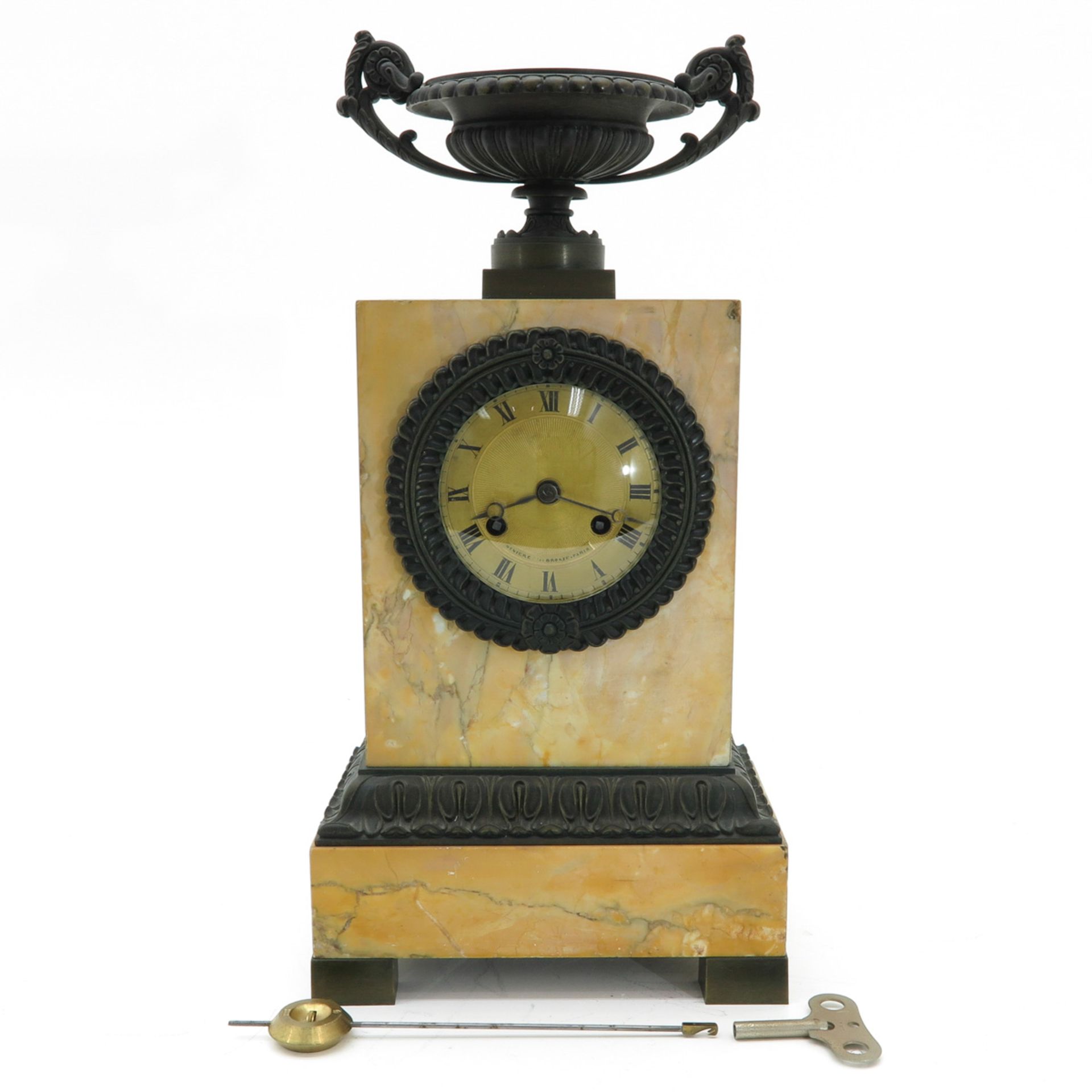 A 19th Century French Marble Pendule