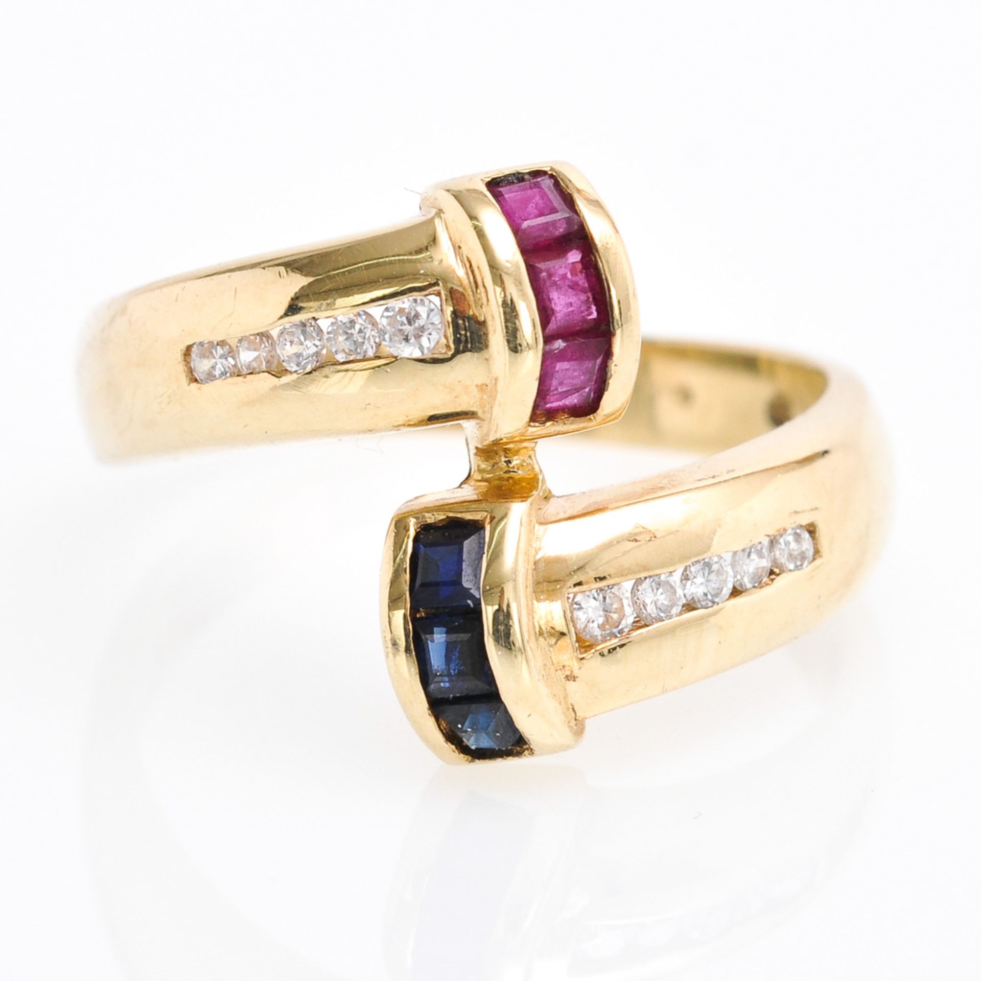 Three Ladies Diamond and Gemstone Rings - Bild 2 aus 7