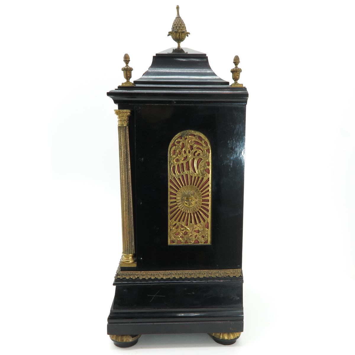 A Signed Bennett 19th Century English Table Clock - Image 2 of 7