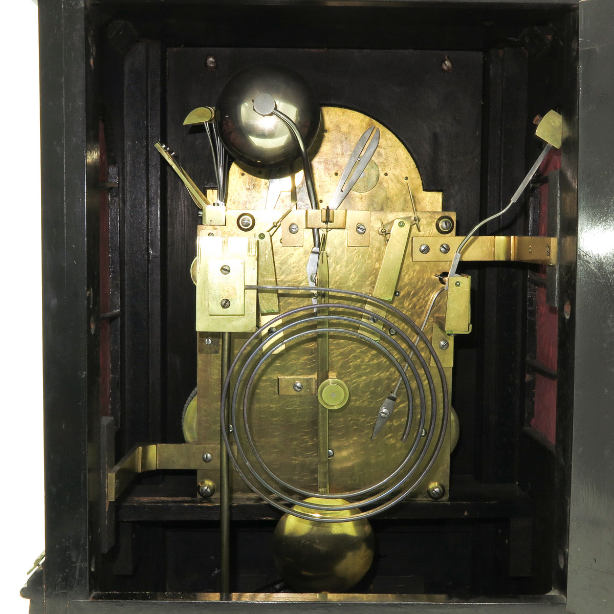 A Signed Bennett 19th Century English Table Clock - Image 6 of 7