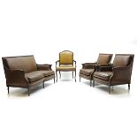 Four Pieces of Leather Furniture