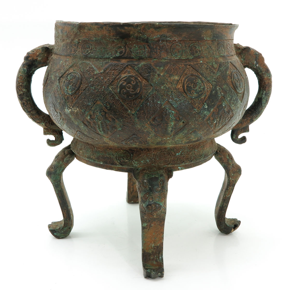 A Bronze Censer - Image 3 of 6