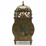 A Bronze Lantern Clock Signed Saint Andre A Bordeaux