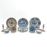 A Collection of Delft and Makkum European Porcelain