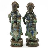 A Pair of Chinese Sculptures