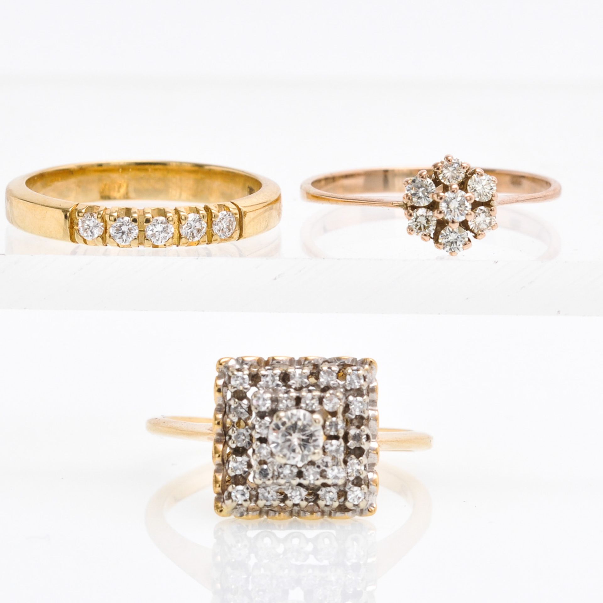 Three Ladies Diamond Rings