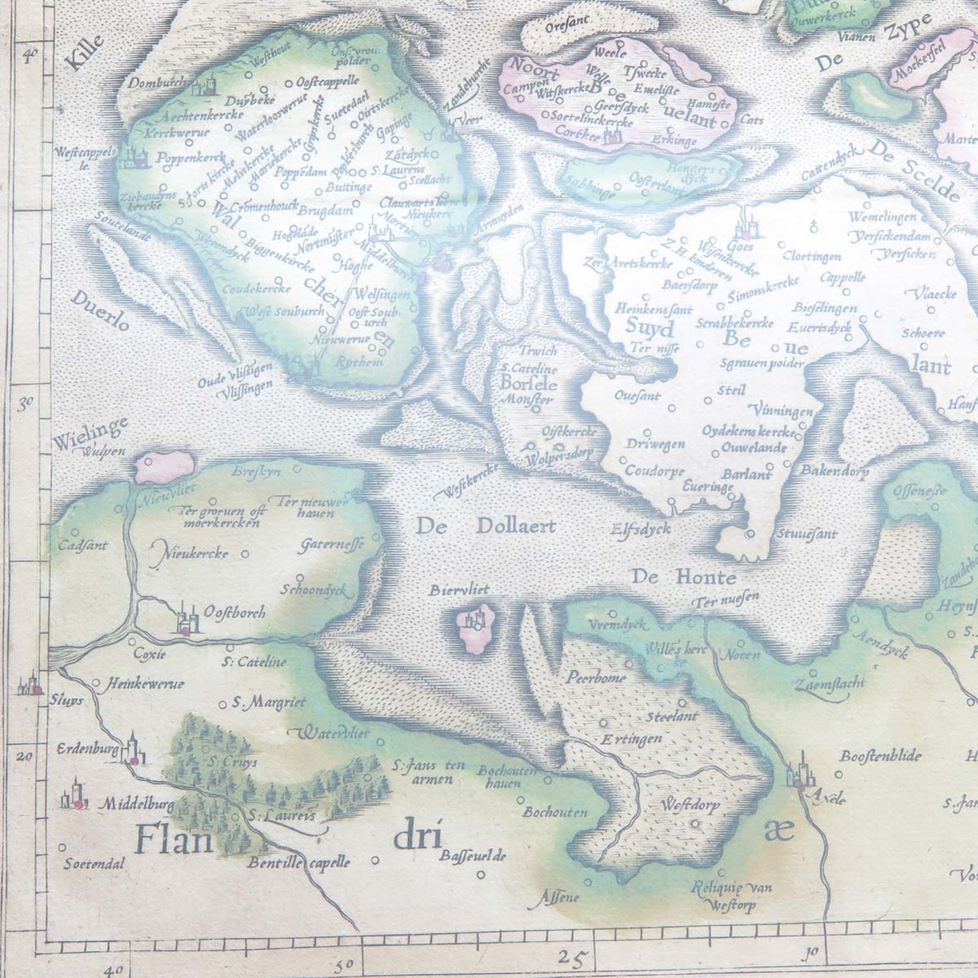 A Zeelandia Comitatus Map - Bild 5 aus 7