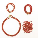 A Diverse Lot of 19th Century Red Coral