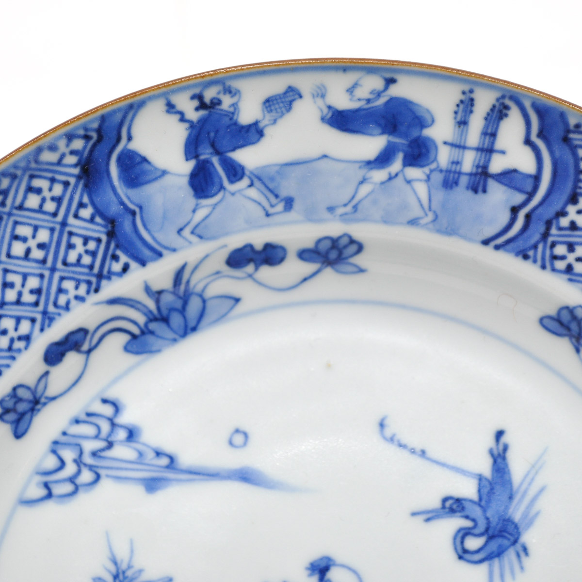 A Blue and White Decor Plate - Image 5 of 5
