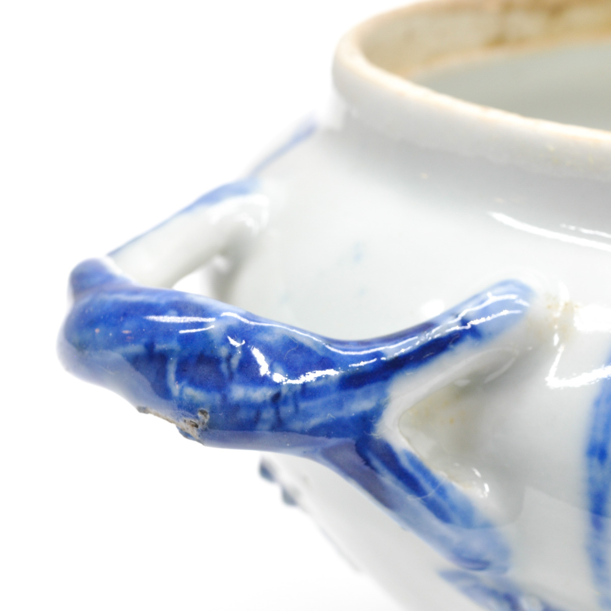 A Blue and White Decor Tureen and Tray - Image 8 of 8